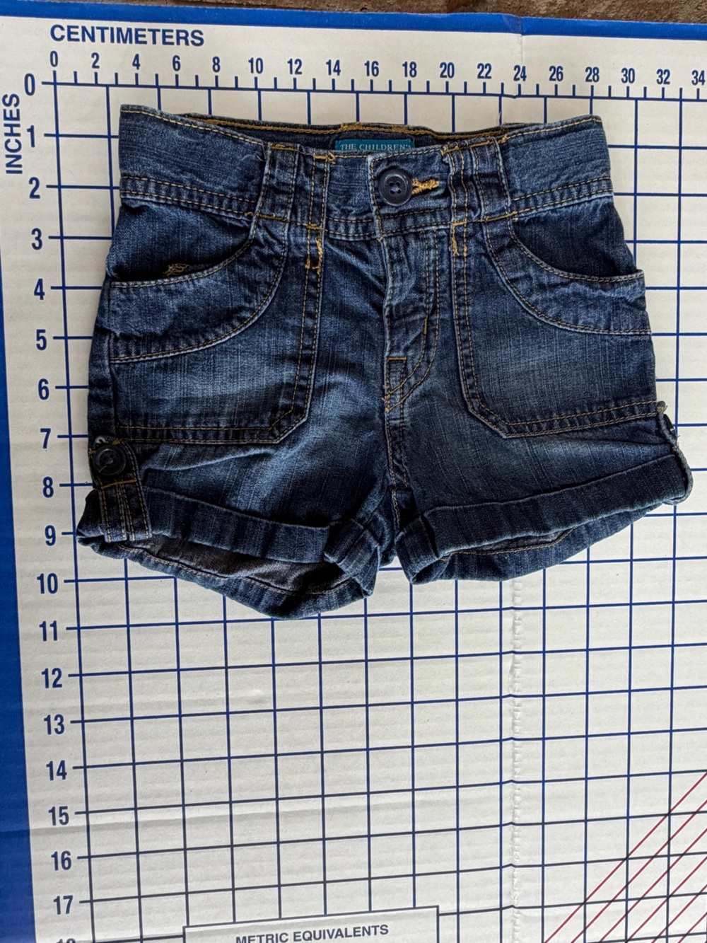The Children's Place Dark Blue Denim Shorts